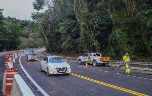 Governo de SP antecipa liberação do tráfego na Rodovia Mogi-Bertioga