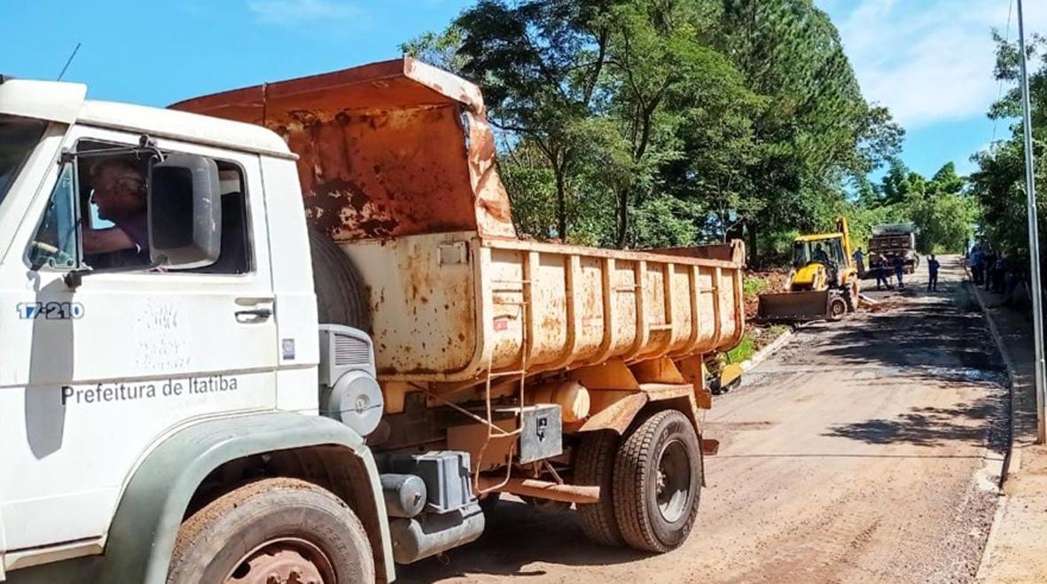 Obras do Avança Itatiba seguem com pavimentação e manutenção