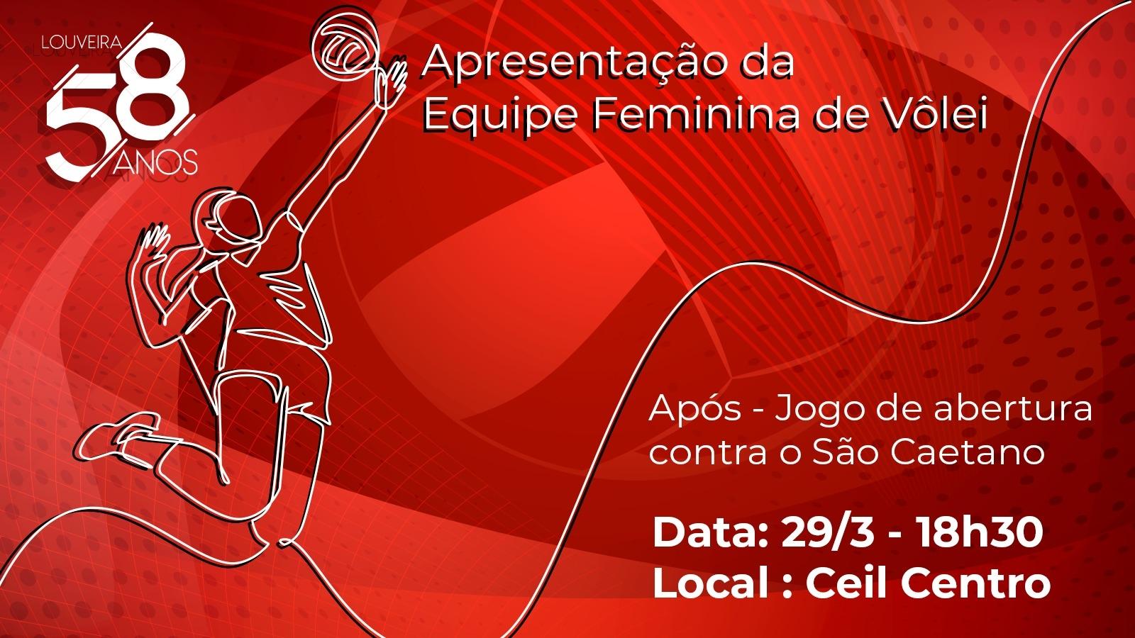 Prefeitura apresenta equipe de Vôlei Feminino que representará Louveira na Superliga C e outras competições 