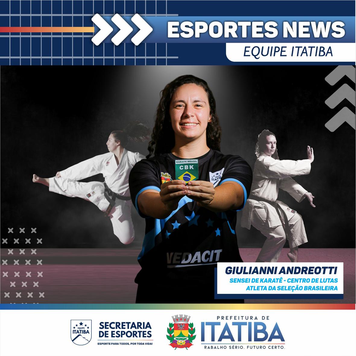 Professora de Karate da Secretaria de Esportes é convocada para seleção