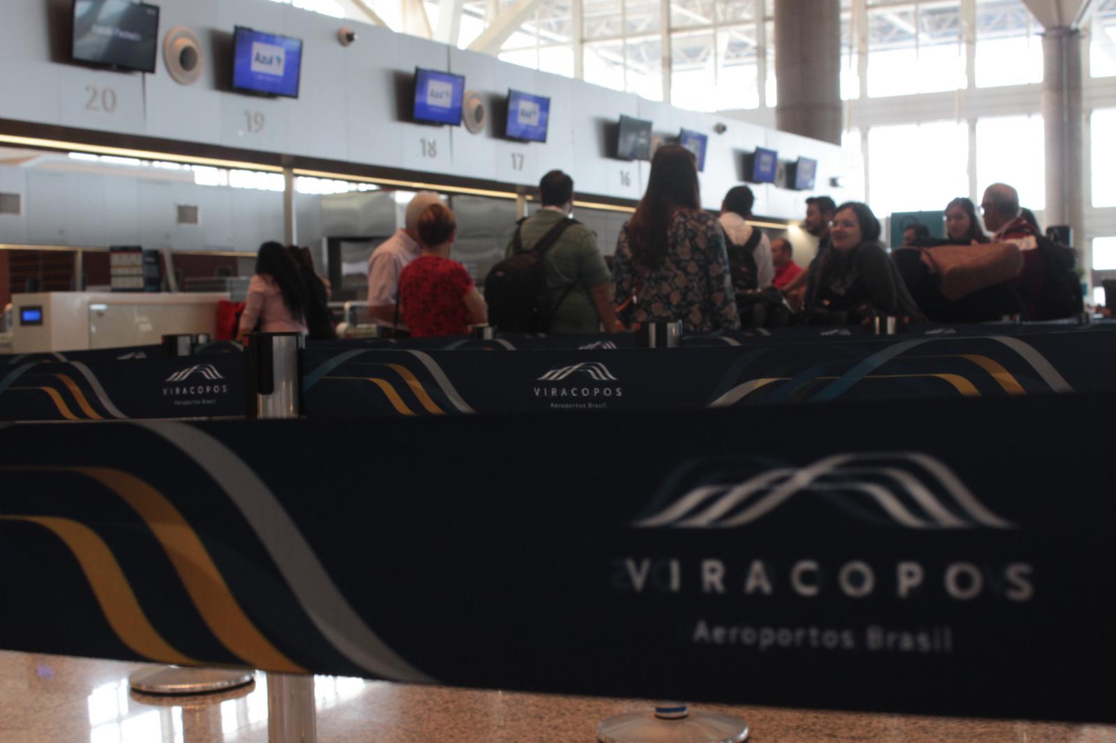 Aeroporto de Viracopos deve receber 253,2 mil passageiros no feriado prolongado