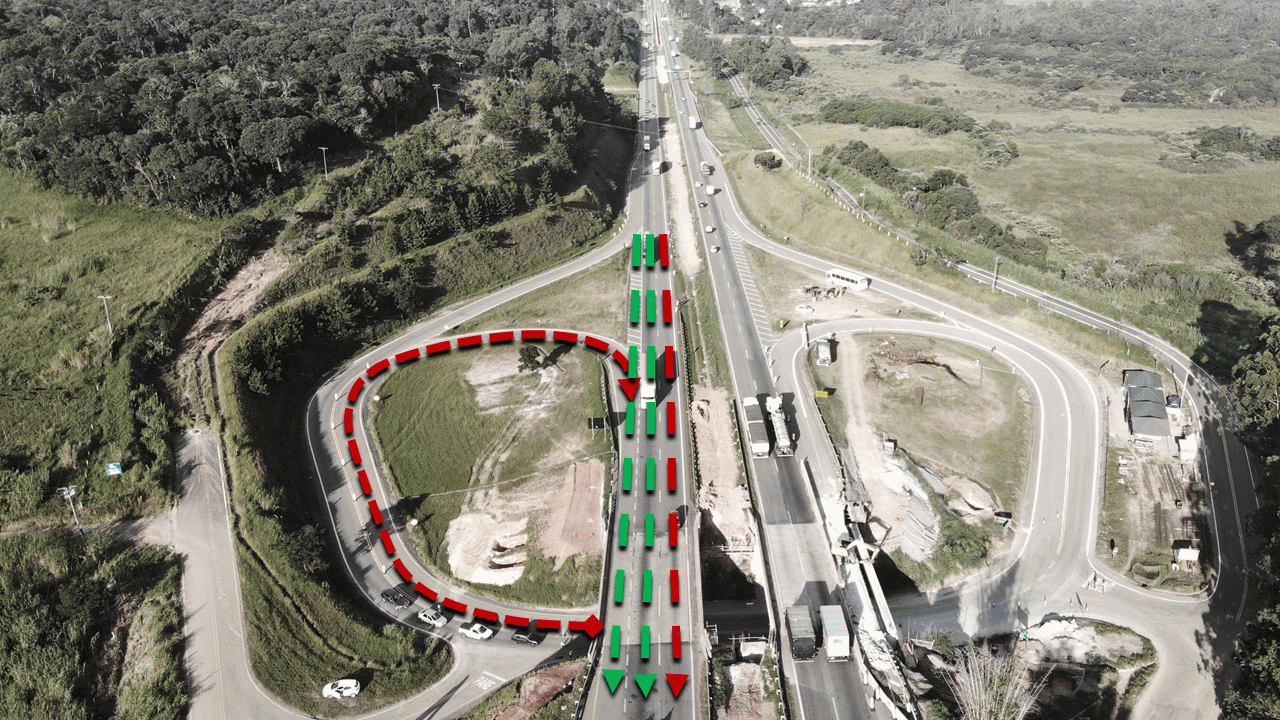 Retorno do km 76 da rodovia D. Pedro I (SP-065), em Atibaia, terá nova interdição a partir desta quinta-feira (27/4) 