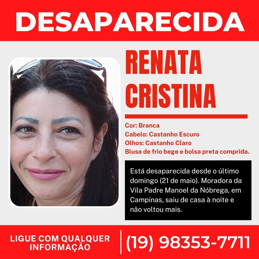 Família procura por mulher desaparecida em Campinas
