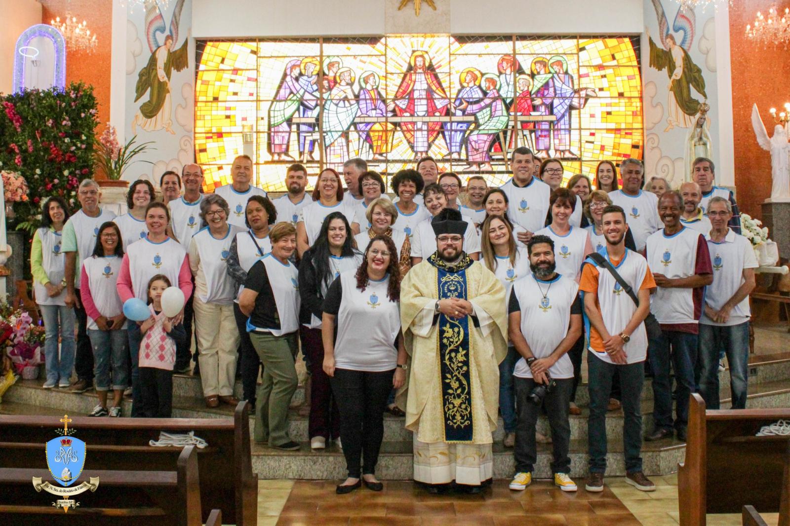 Bispo Dom Sérgio celebra missa em louvor à Nossa Senhora do Rosário de Fátima