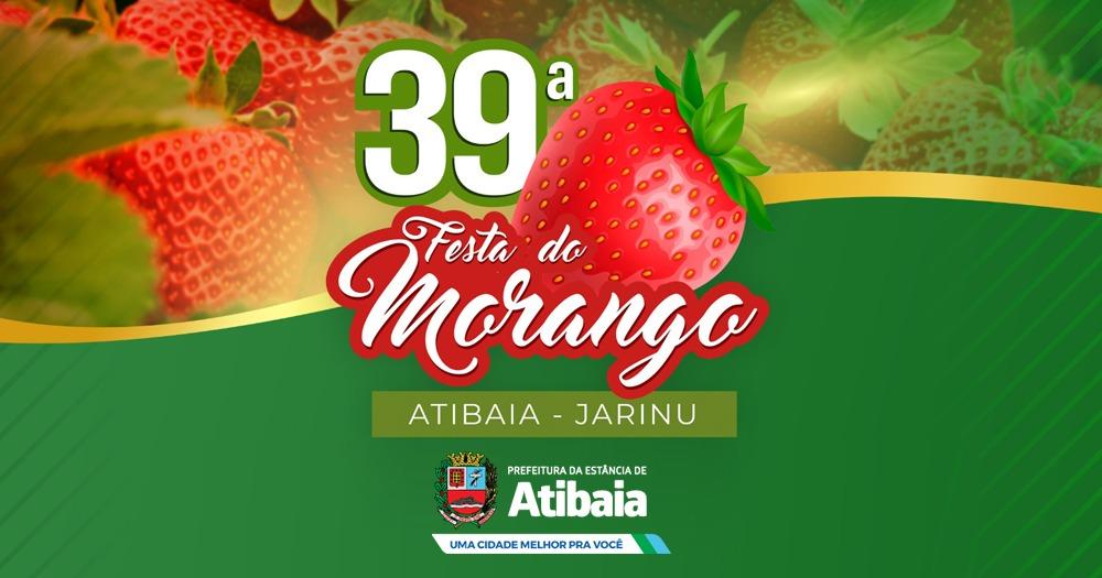 39ª Festa do Morango tem início em 24 de junho, aniversário de Atibaia