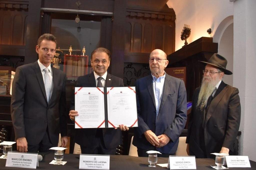 Setur-SP e Federação Israelita firmam parceria em prol do Turismo Judaico no estado