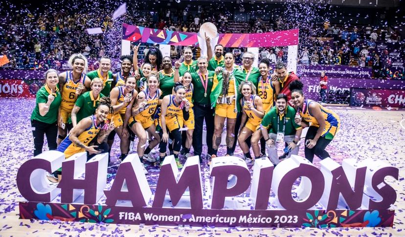 Brasil vence os Estados Unidos e fica com o título invicto da AmeriCupW em León