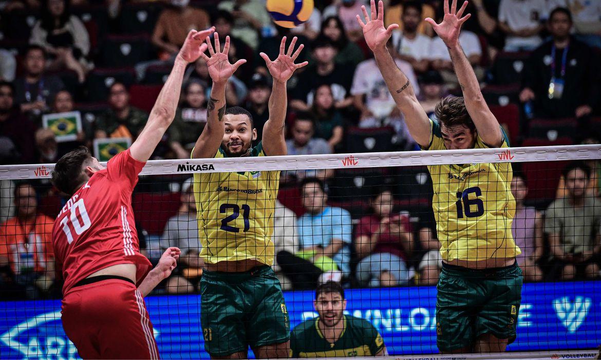 Liga das Nações: Brasil é superado pela Polônia por 3 sets a 1