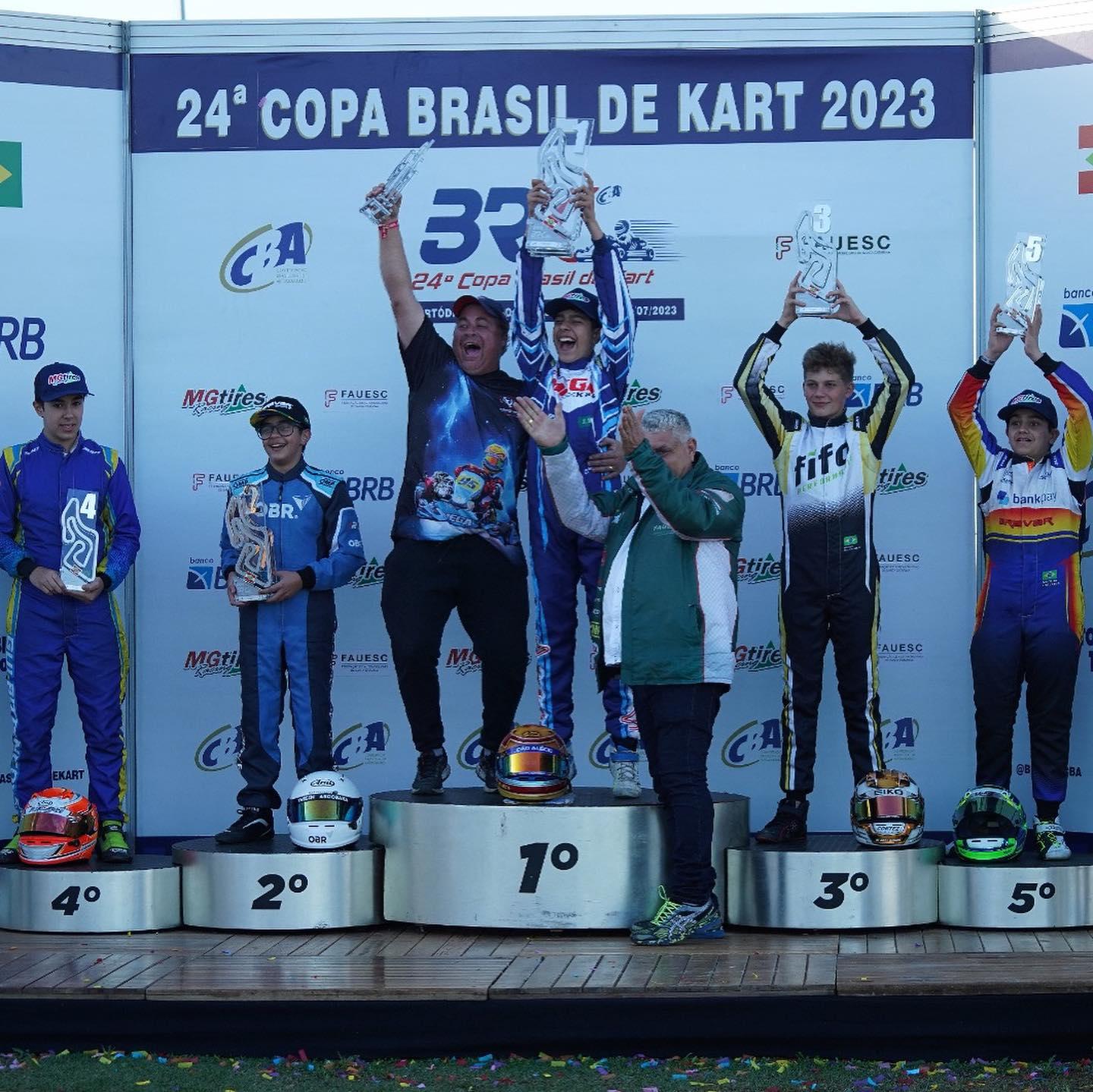 Piloto de Paulínia é campeão da Copa Brasil de Kart