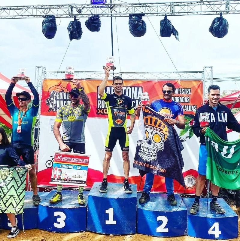 Biker vinhedense é campeão da 4ª etapa da Maratona ‘Rota do Vulcão’