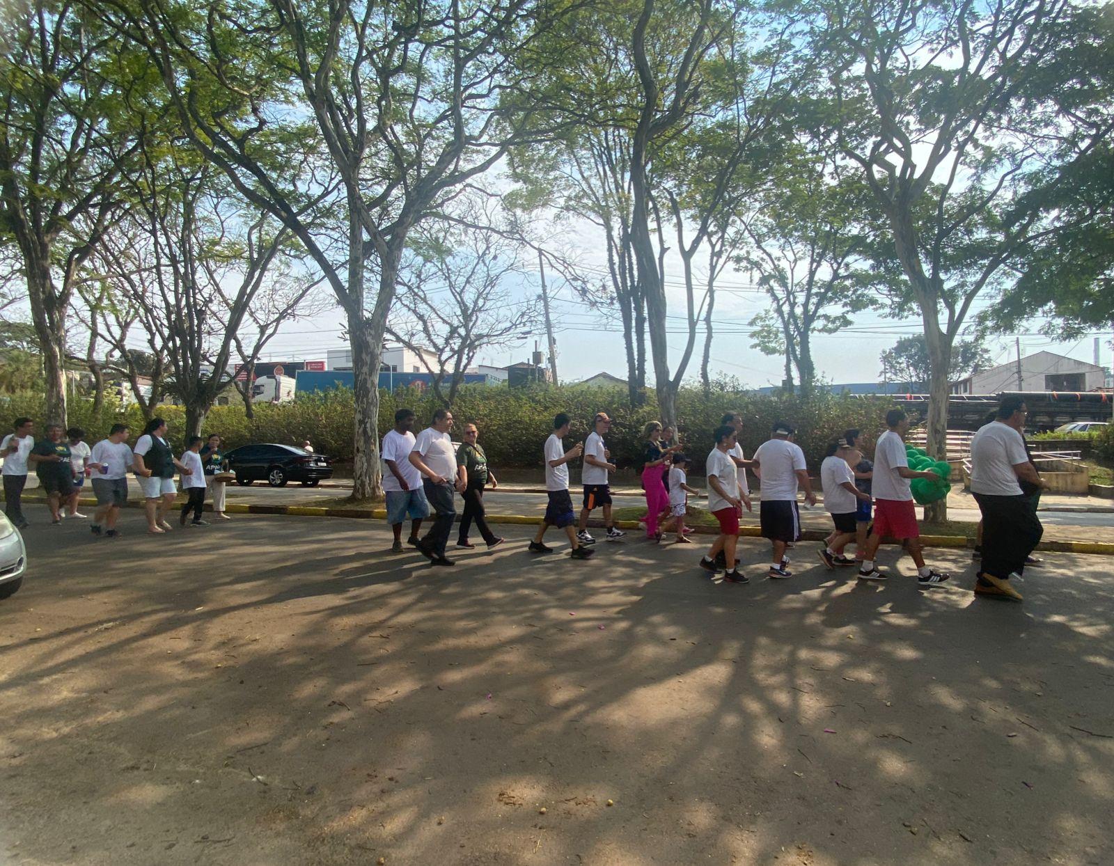 Semana Nacional da Pessoa com Deficiência é comemorada com caminhada em Morungaba