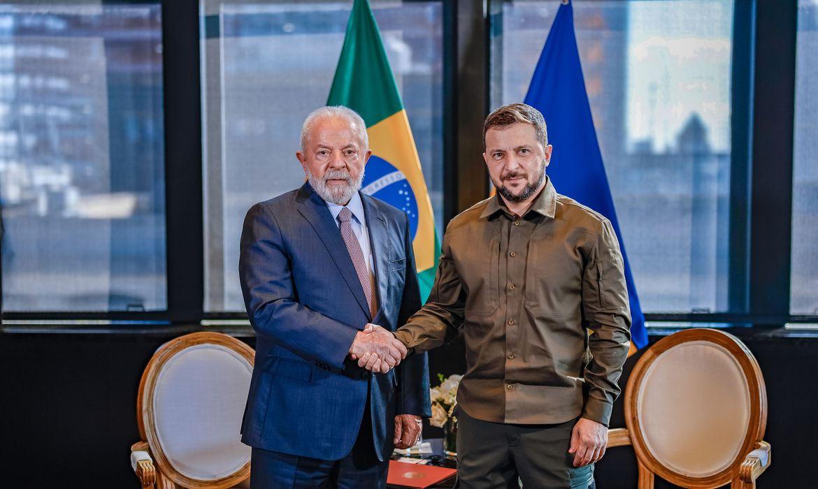 Lula e Zelensky tiveram