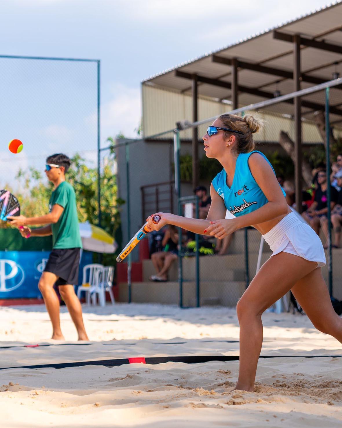 Maria Gilli vai defender o Brasil no Pan-Americano de Beach Tennis