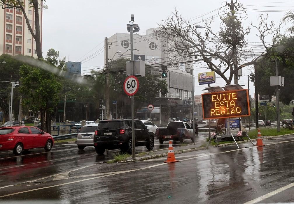 Final de semana tem previsão de chuva forte na região de Campinas