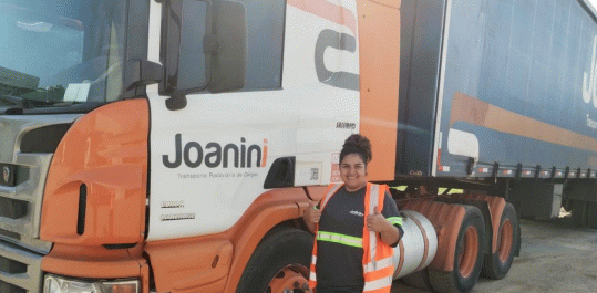 Joanini Transporte e Logística contrata sua primeira mulher motorista
