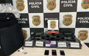 Polícia de SP prende trio que trocava etiquetas de malas para enviar drogas ao exterior