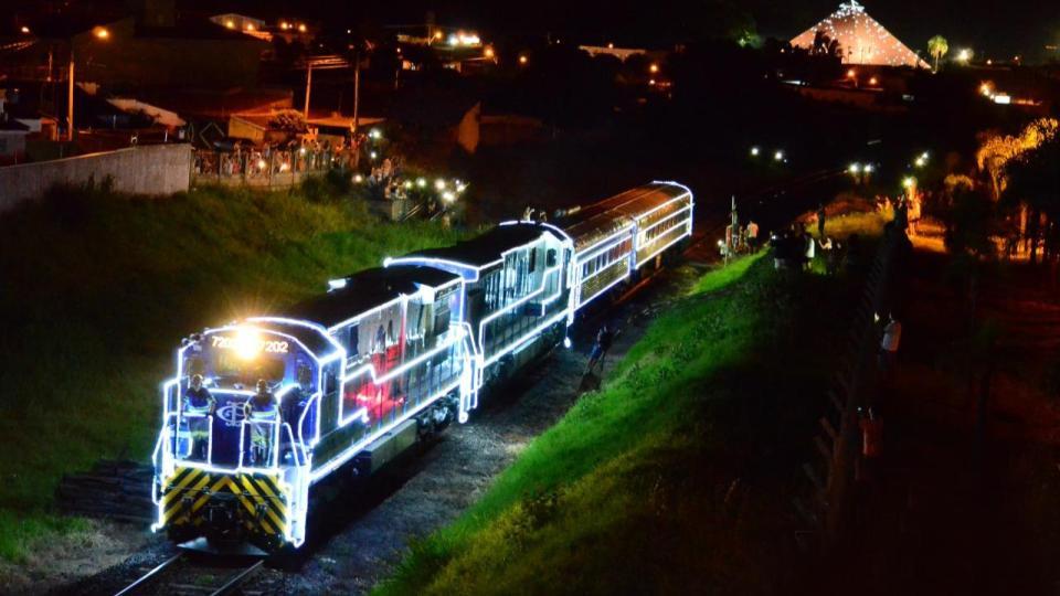 Louveira recebe Trem Iluminado e apresentação do músico Derico neste sábado (16)