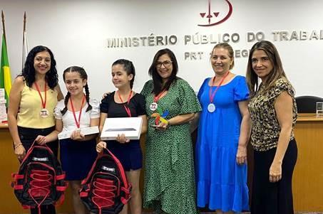 Quatro escolas municipais de Itatiba são premiadas pelo Ministério Público do Trabalho
