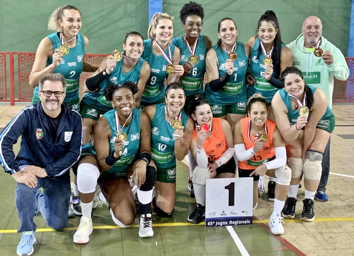 Voleibol Feminino itatibense fecha o ano com muitas conquistas em 2023