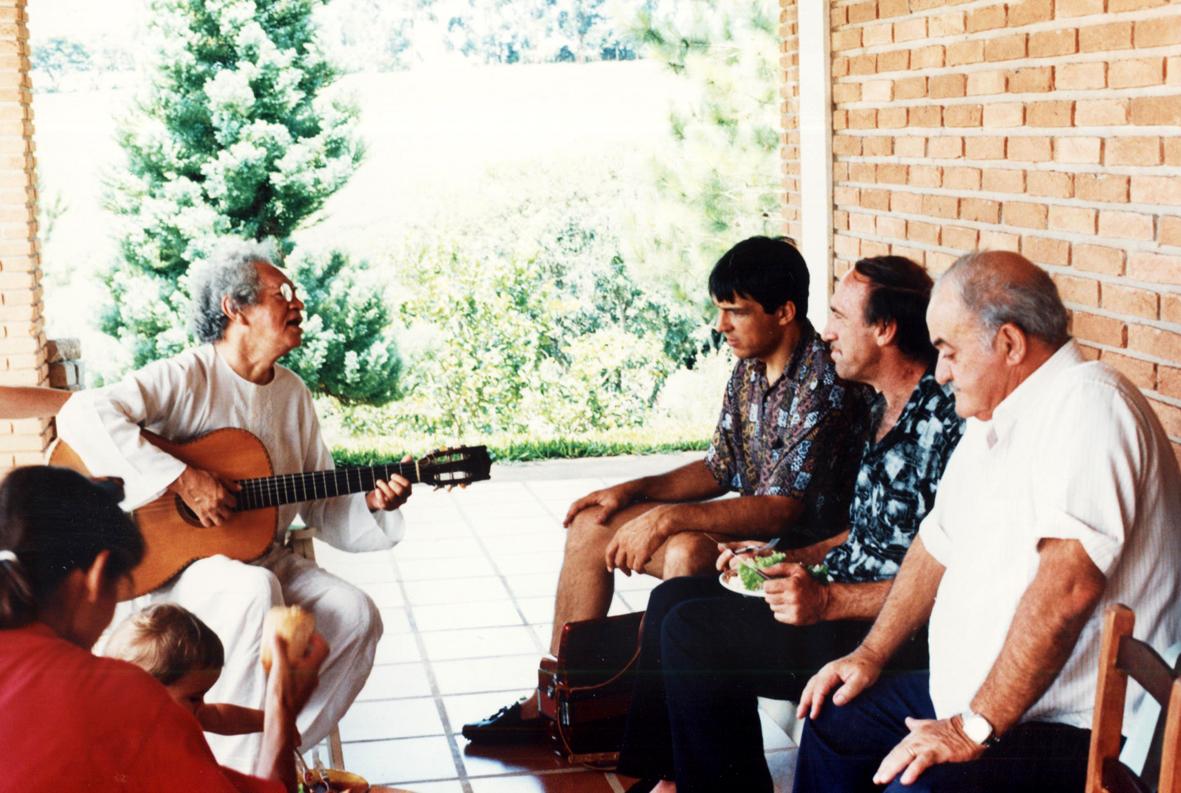 Encontro musical com Thiago de Mello - Itatiba - dec. 1990