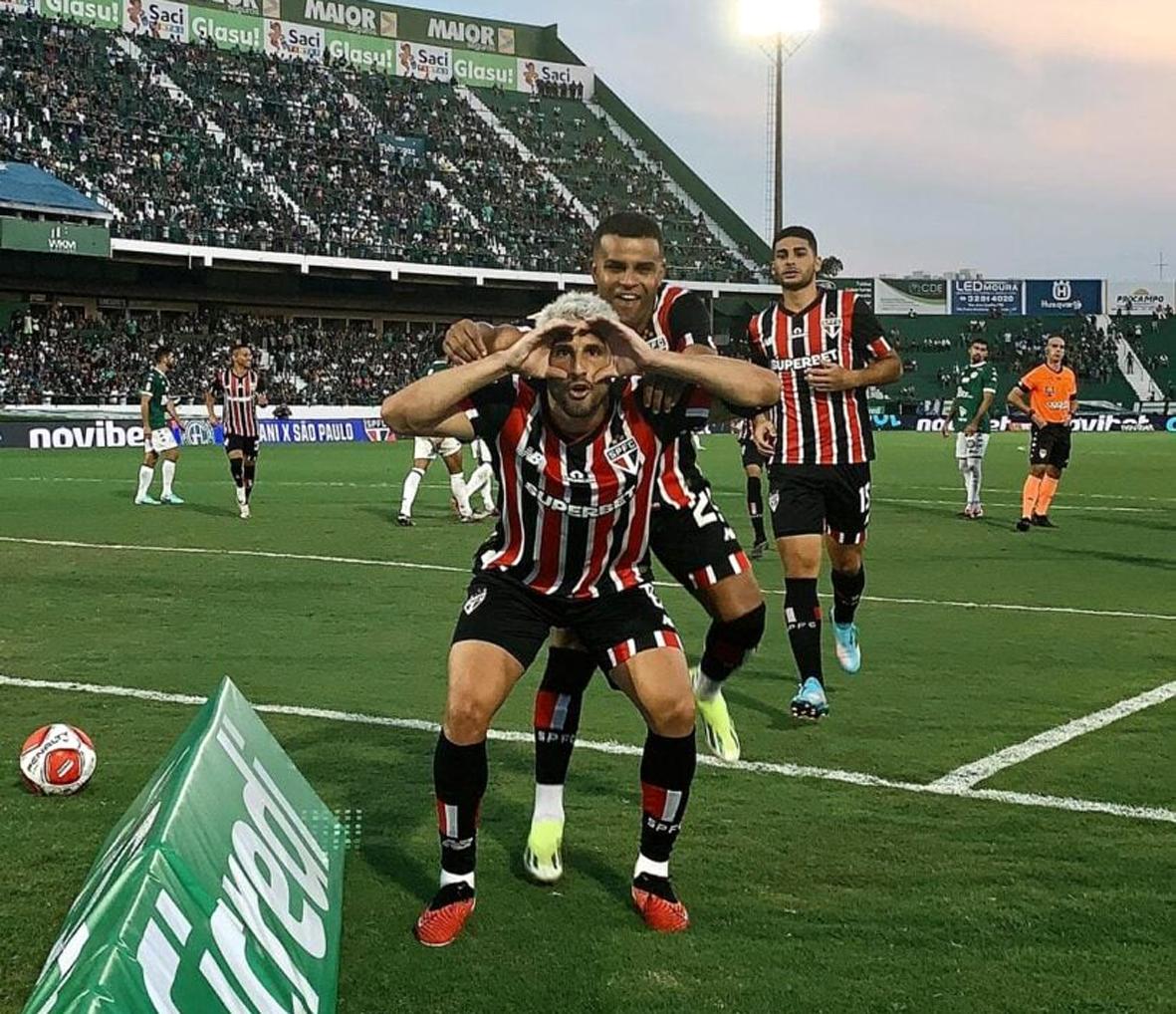  Guarani e São Paulo empatam no estádio Brinco de Ouro