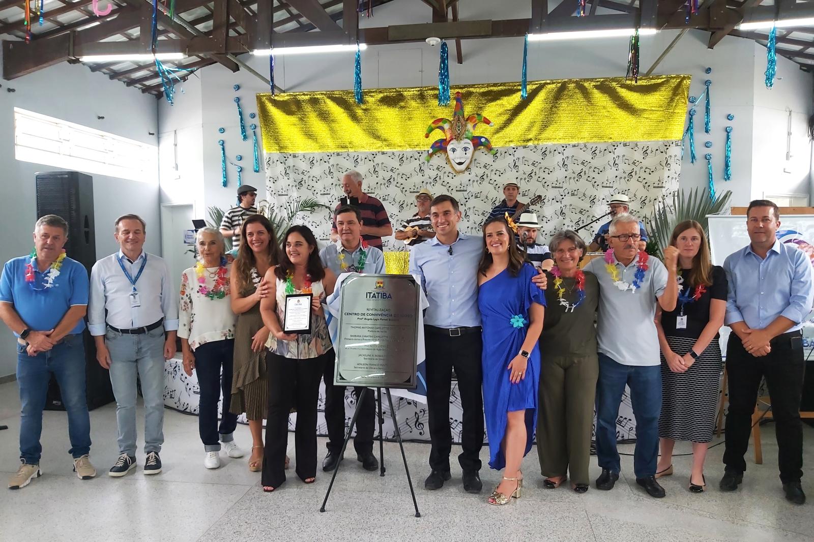 Prefeitura de Itatiba entrega revitalização do Centro de Convivência do Idoso