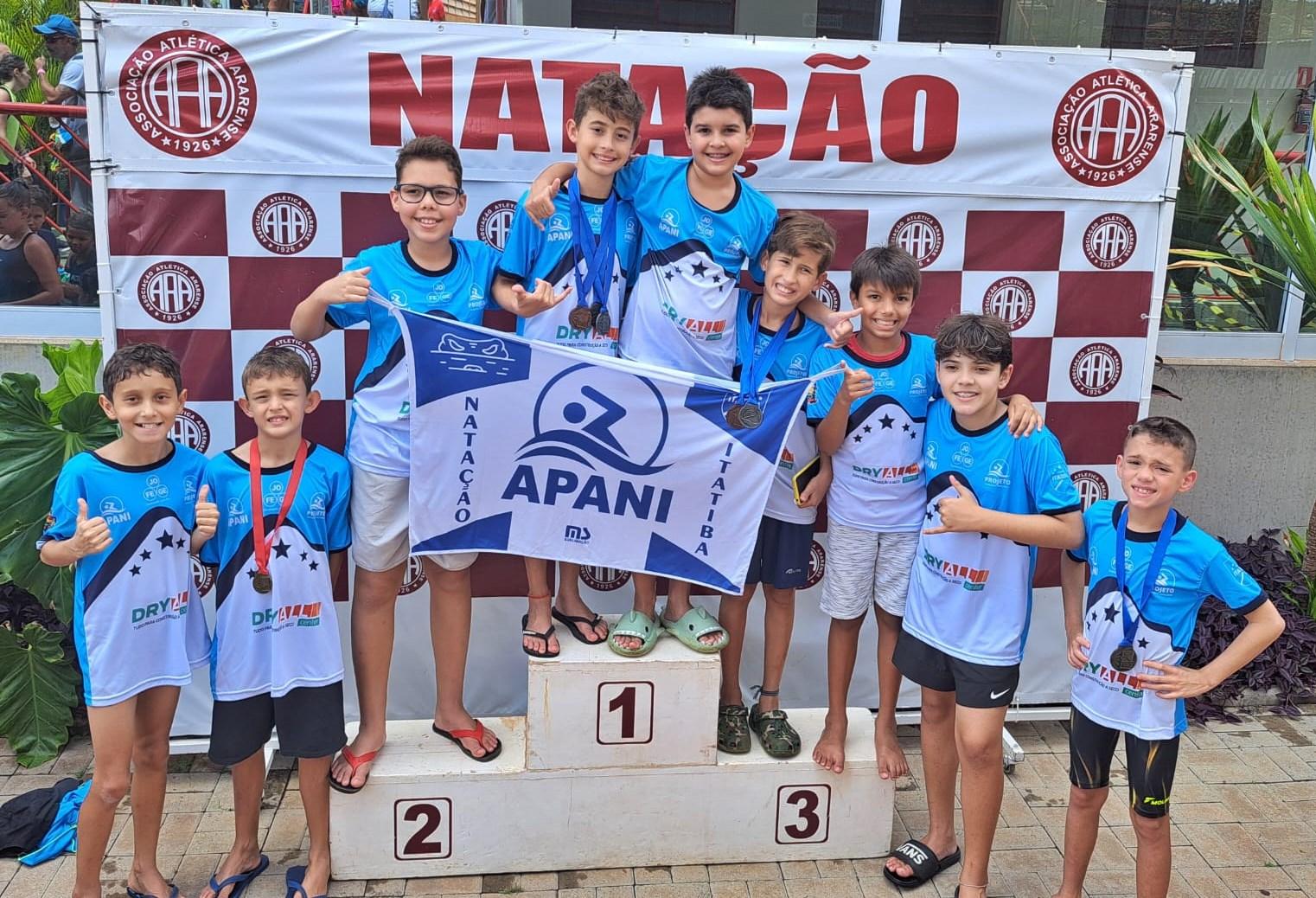 Apan representa Itatiba no Torneio Regional de Natação promovido pela FAP