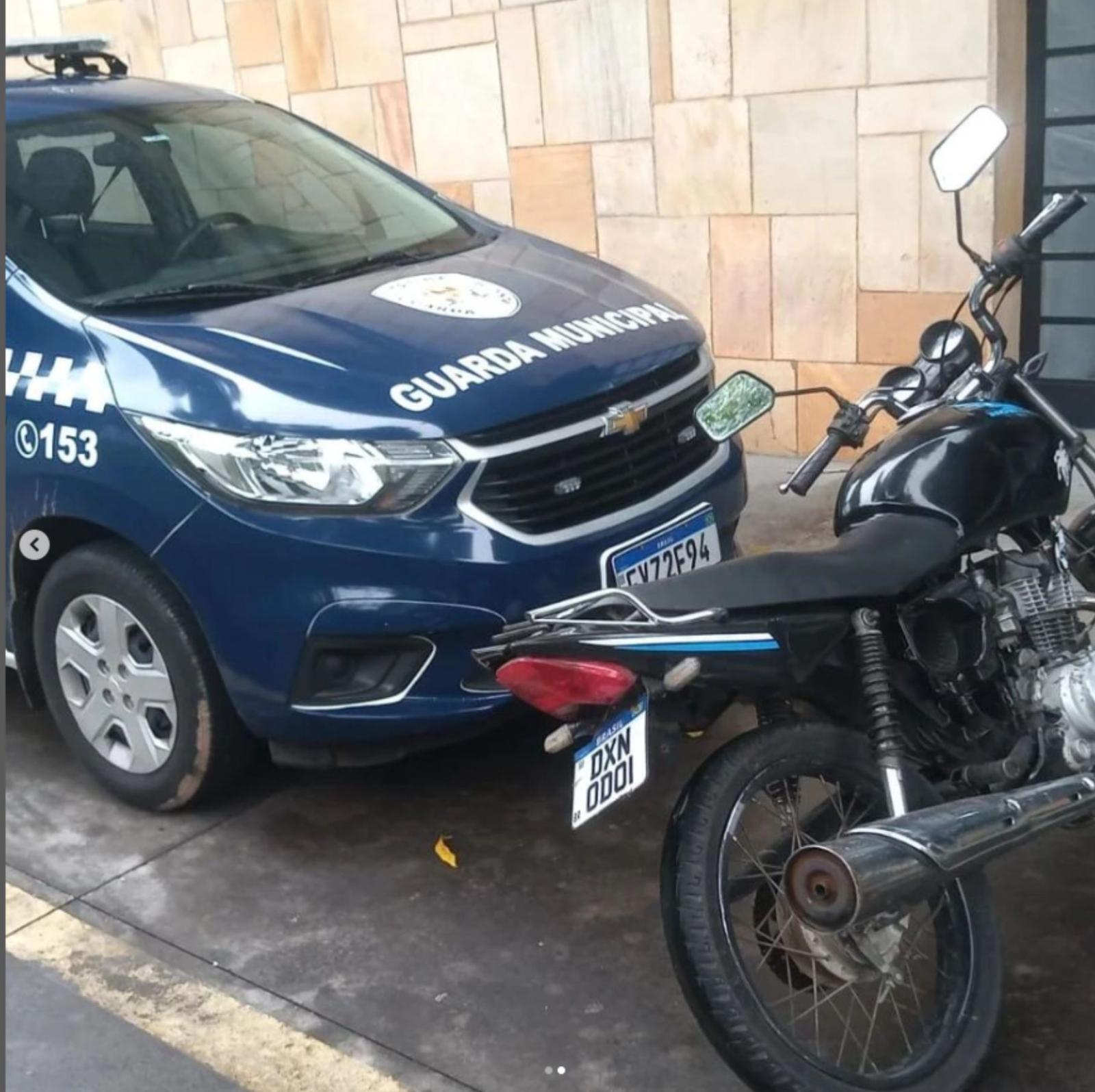 GM apreende moto irregular identificada pelo 