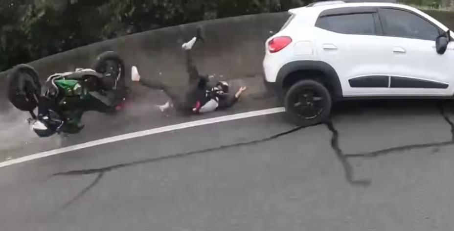 Homem é preso após atropelar motociclista na Anhanguera em Vinhedo