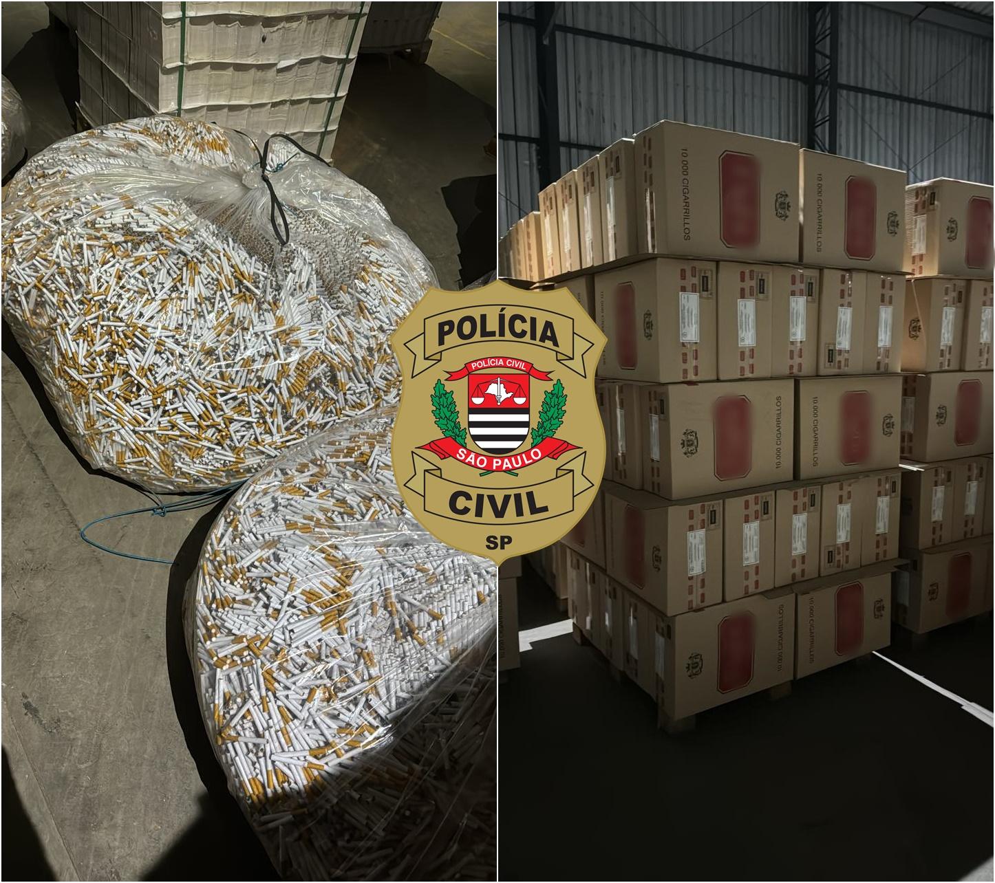 Polícia Civil fecha fábrica clandestina de cigarros em Itatiba