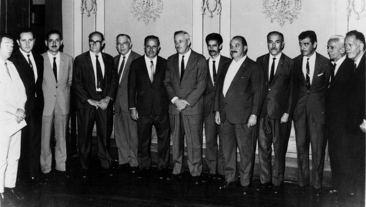 A eleição de 1968. Roberto Lanhoso, prefeito e Adriano Parodi o vereador mais votado