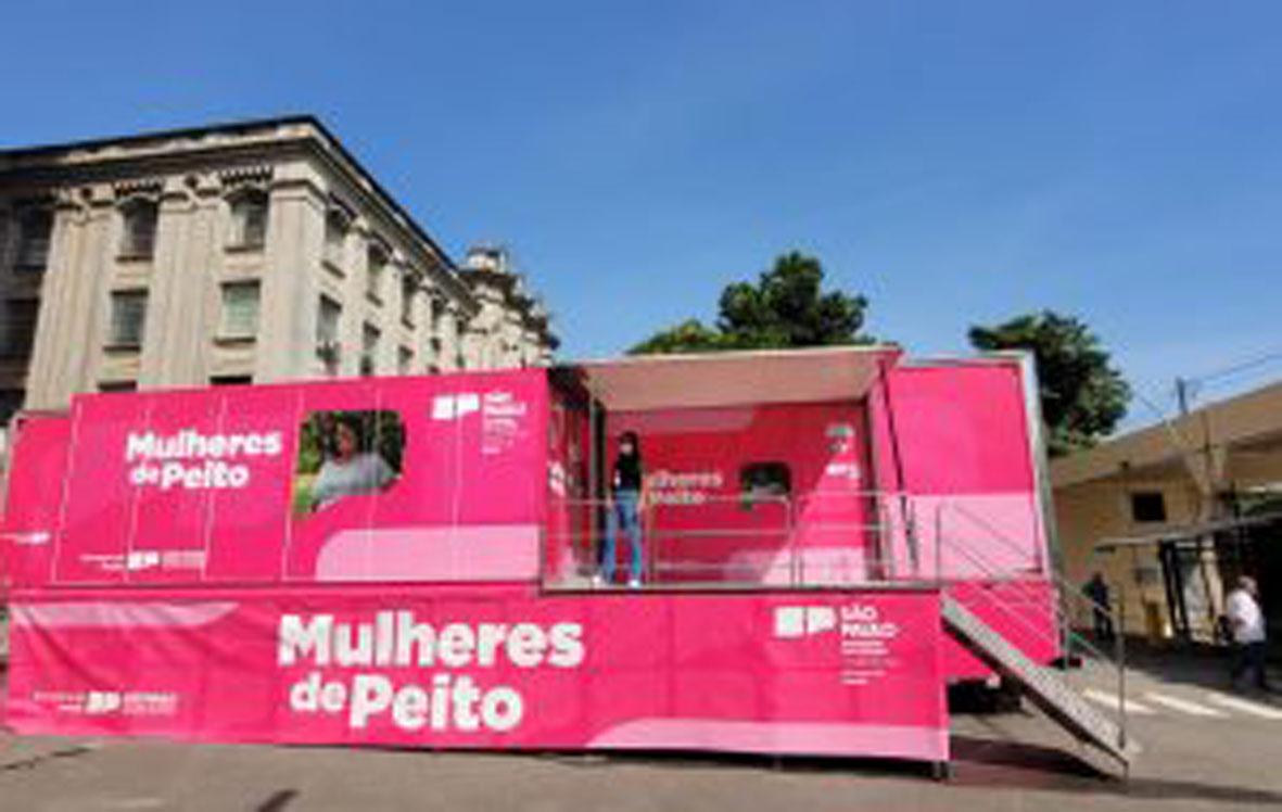 Carreta da Mamografia oferece exames gratuitos em Morungaba durante o mês de maio