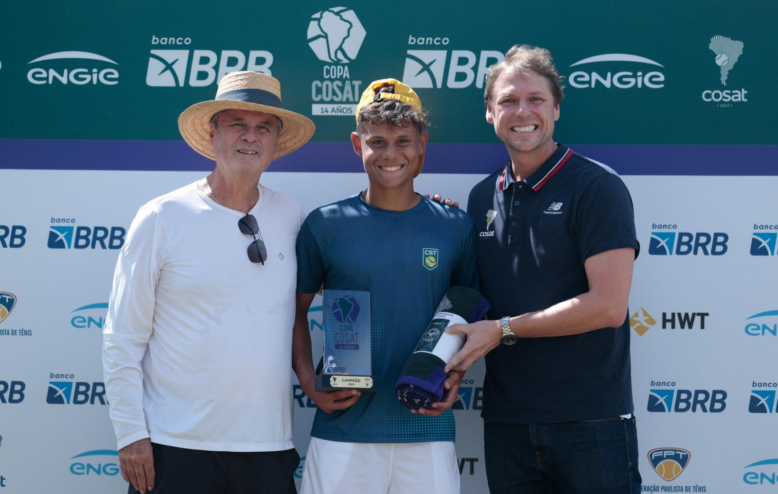 Livas Damazio é campeão da Copa COSAT 14 anos em Bragança Paulista 