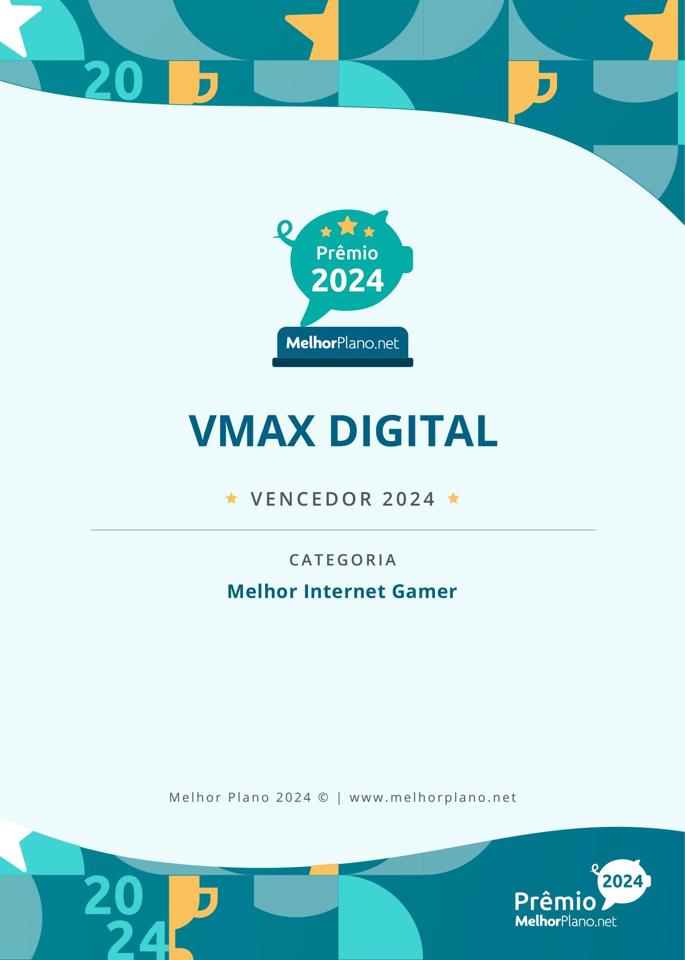 Internet VMAX é premiada pela satisfação de seus clientes pelo segundo ano consecutivo