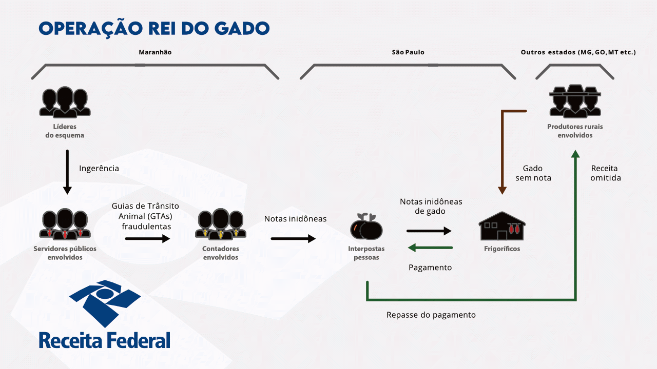 Receita Federal deflagra Operação Rei do Gado