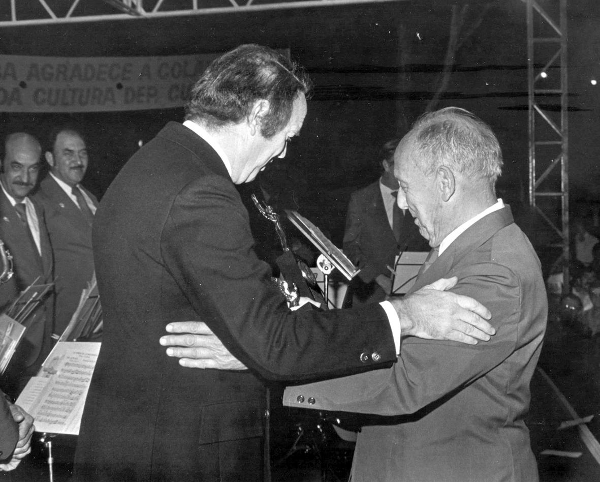 Maestro João Maggi foi homenageado no Festival de Outono em 1980