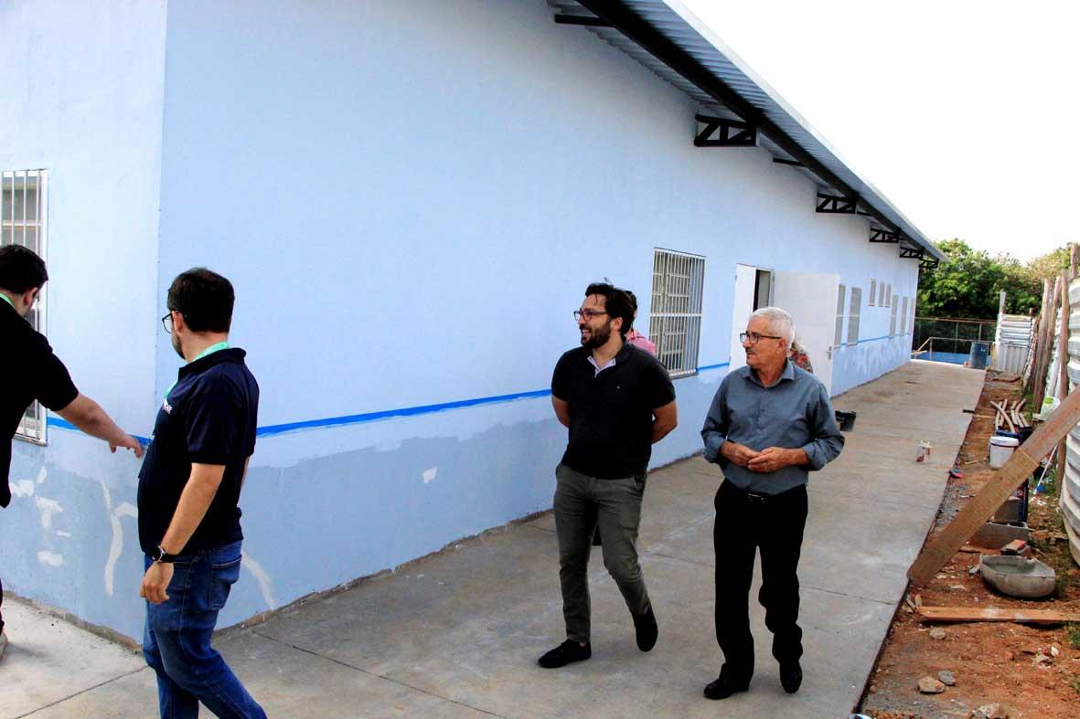 Com 90% de obras concluídas, novo prédio do CRAS Corradini será entregue no 2º semestre