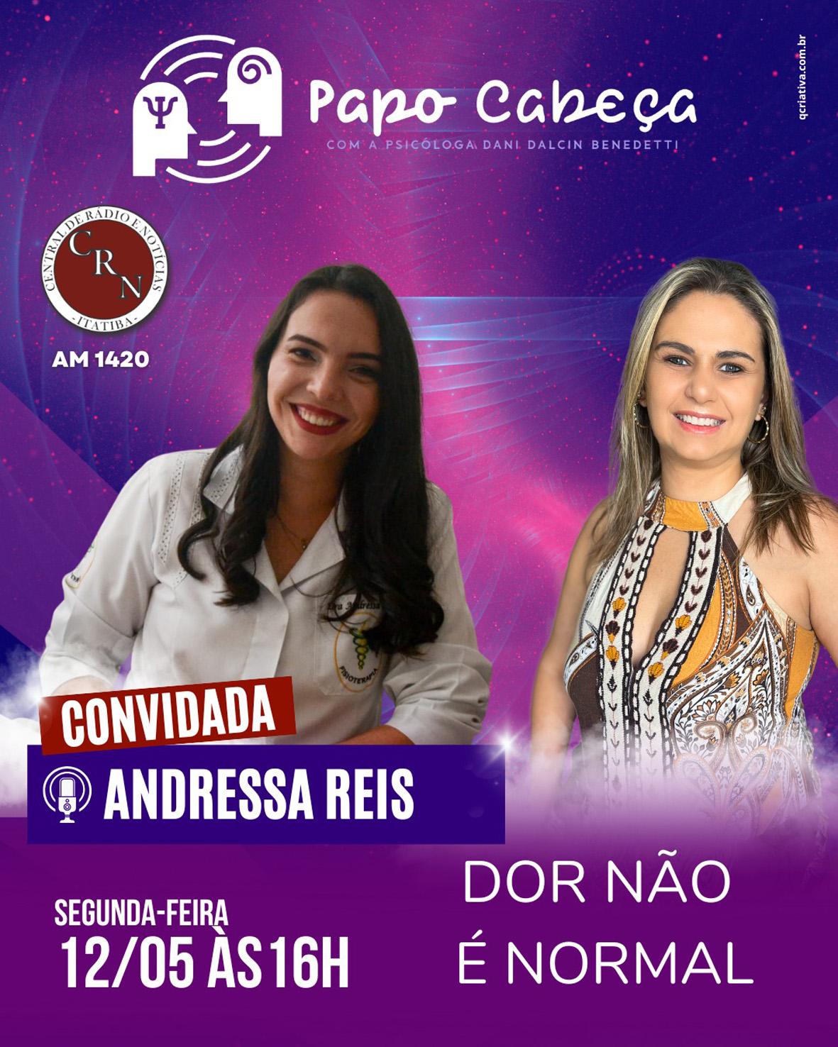 Fisioterapeuta Andressa Reis é destaque no programa 
