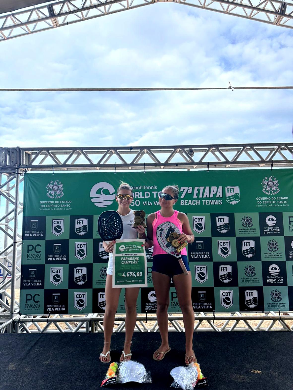 Jovem atleta de Itatiba conquista título ITF-BT50 de Beach Tennis em Vila Velha (ES)