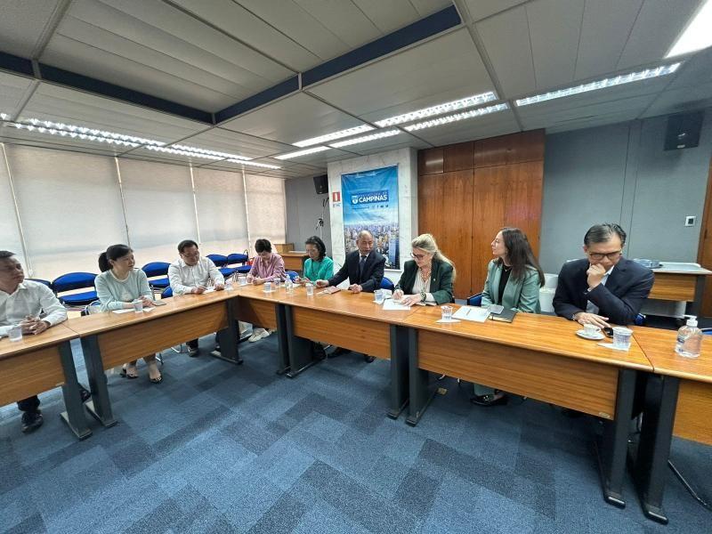 Prefeitura recebe comitiva de cidade chinesa para estudar futuros investimentos em Campinas