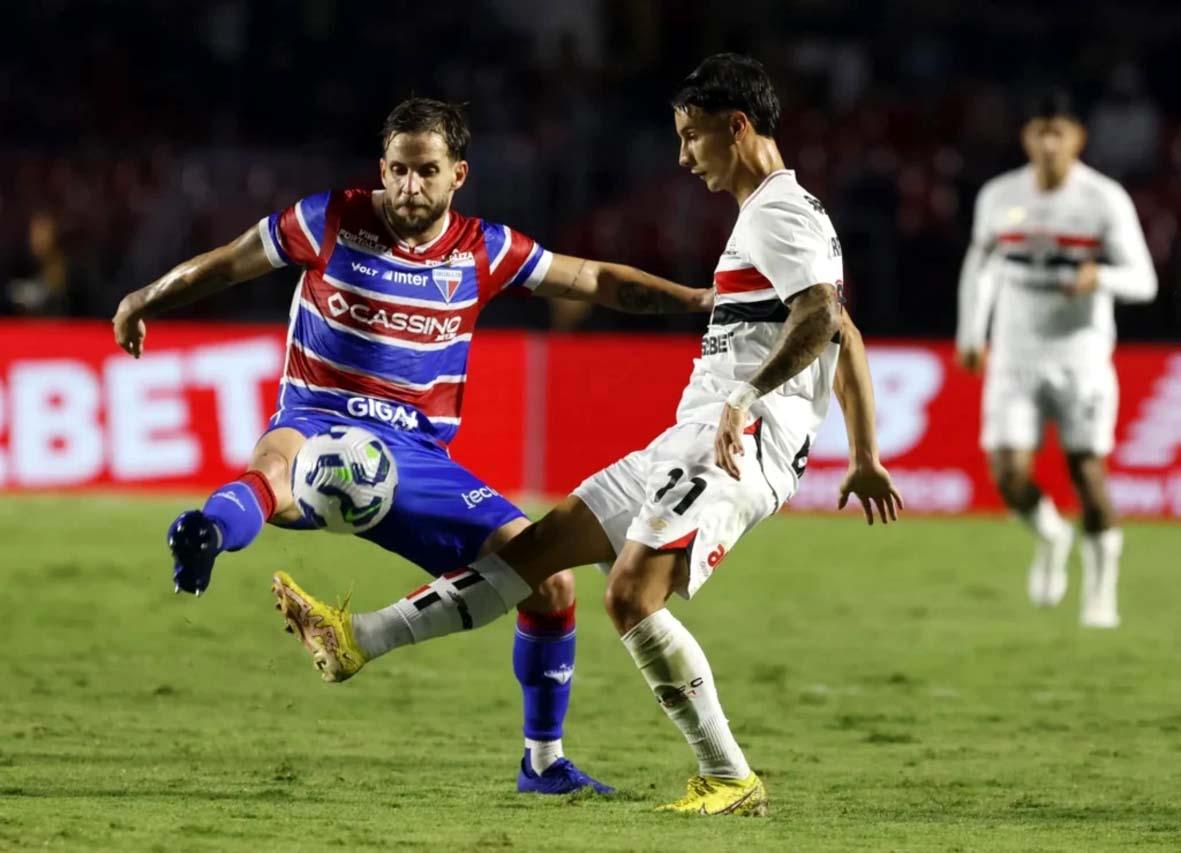  São Paulo empata com Fortaleza na abertura da 7ª rodada do Brasileirão