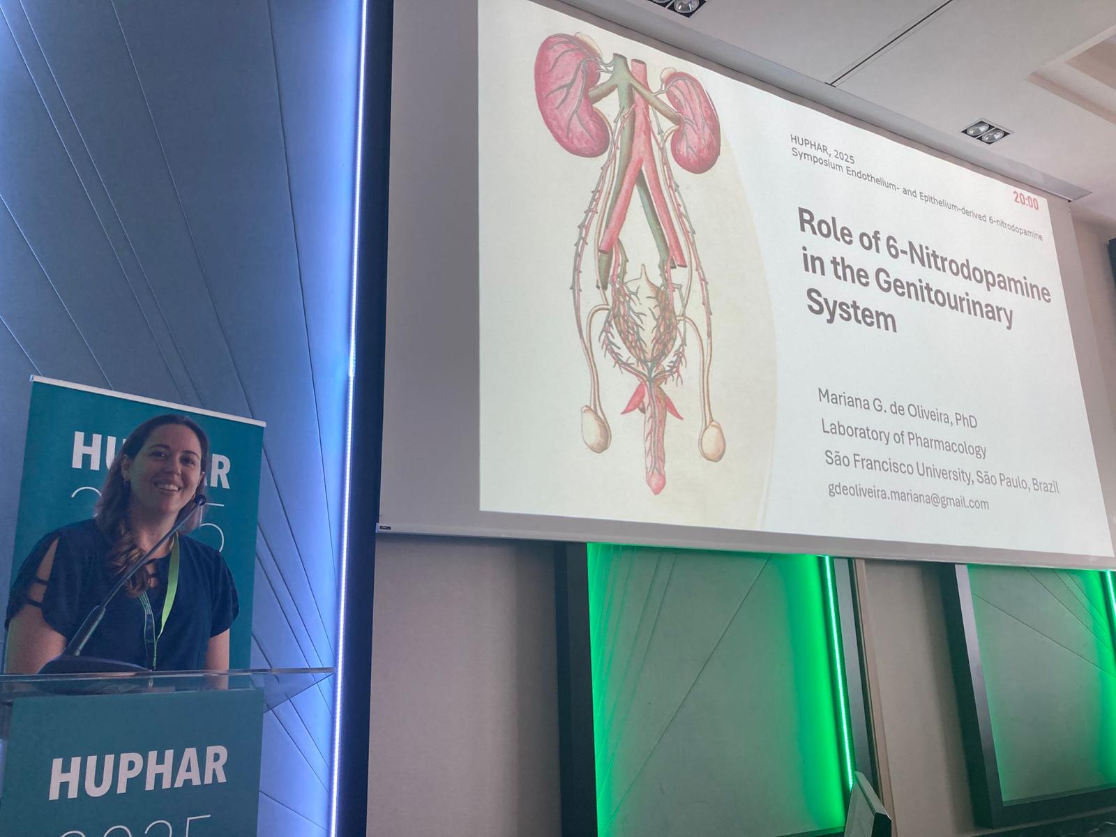 Docente da USF participa de Conferência Internacional de Farmacologia na Hungria