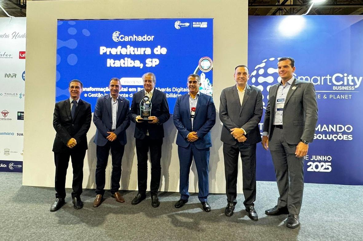 Itatiba é premiada em evento nacional de inovação por transformação digital na gestão pública