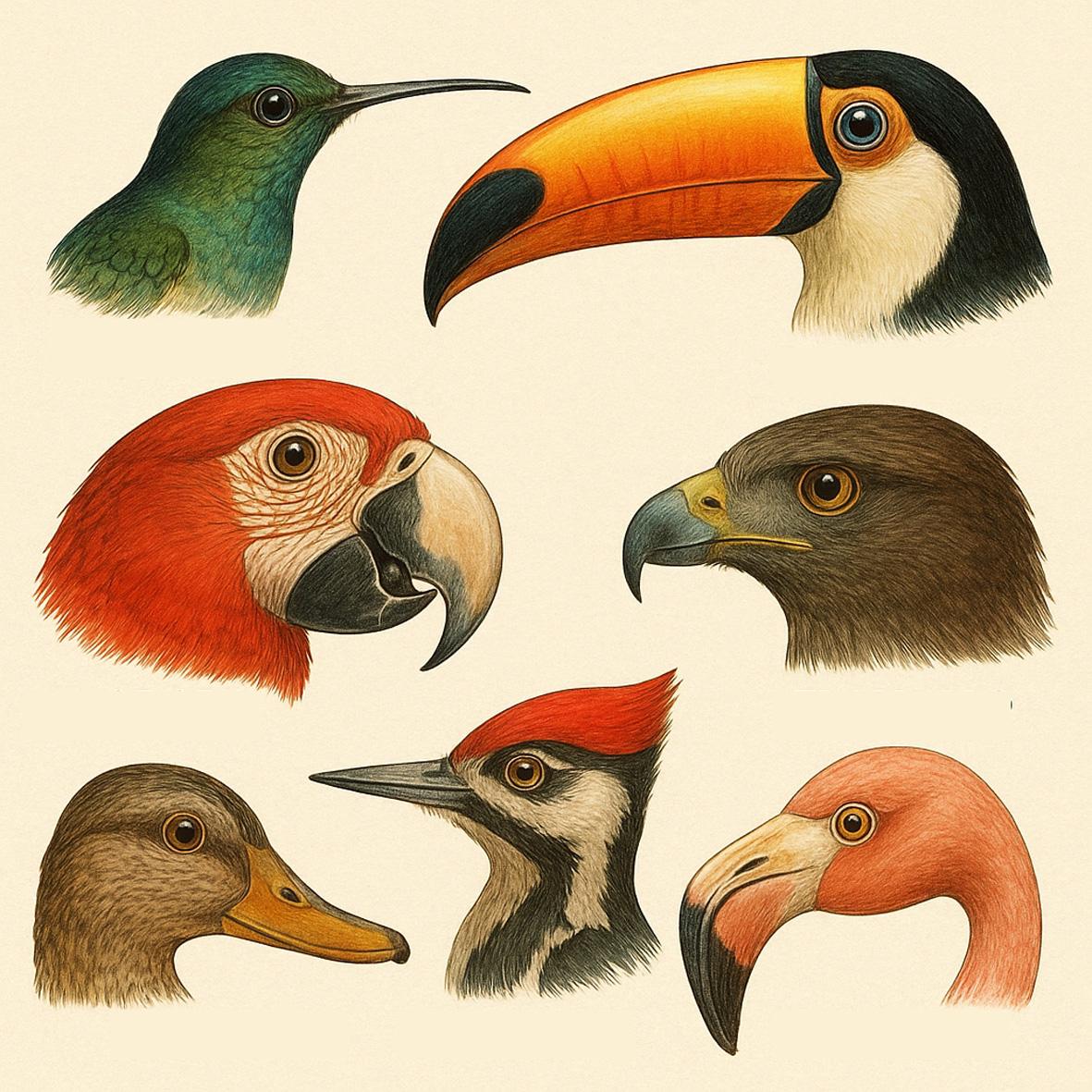 O que os bicos das aves contam sobre elas?