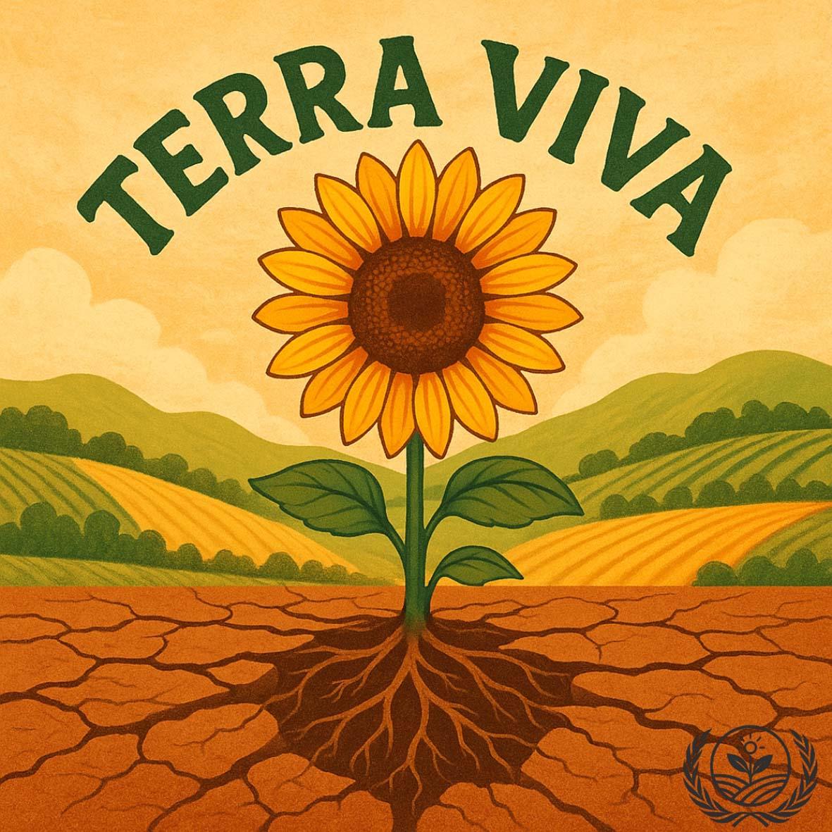 PROJETO TERRA VIVA: Girassóis sobre a terra ferida