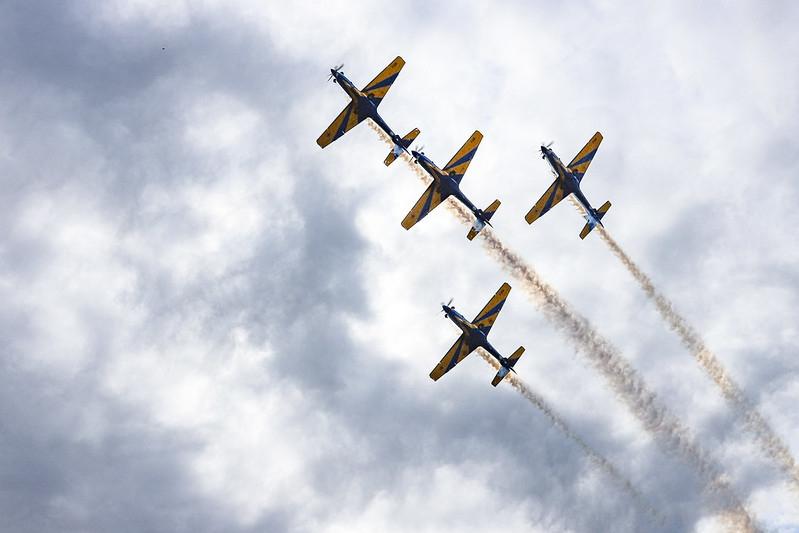 Valinhos recebe apresentação da Esquadrilha da Fumaça