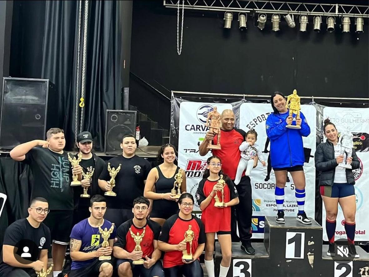 Equipe Supino Itatiba brilha em competição estadual e conquista 3º lugar geral por equipes em Socorro 