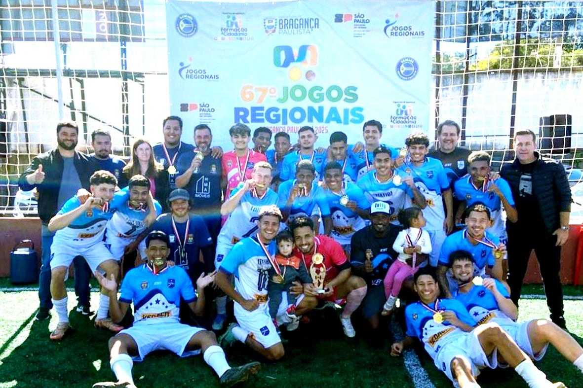 Itatiba encerra participação com 10 medalhas nos Jogos Regionais e conquista inédita no Futebol Sub20
