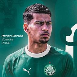 Jovem promessa Renan Corrêa, da base do Guarani em Morungaba, acerta com o Palmeiras