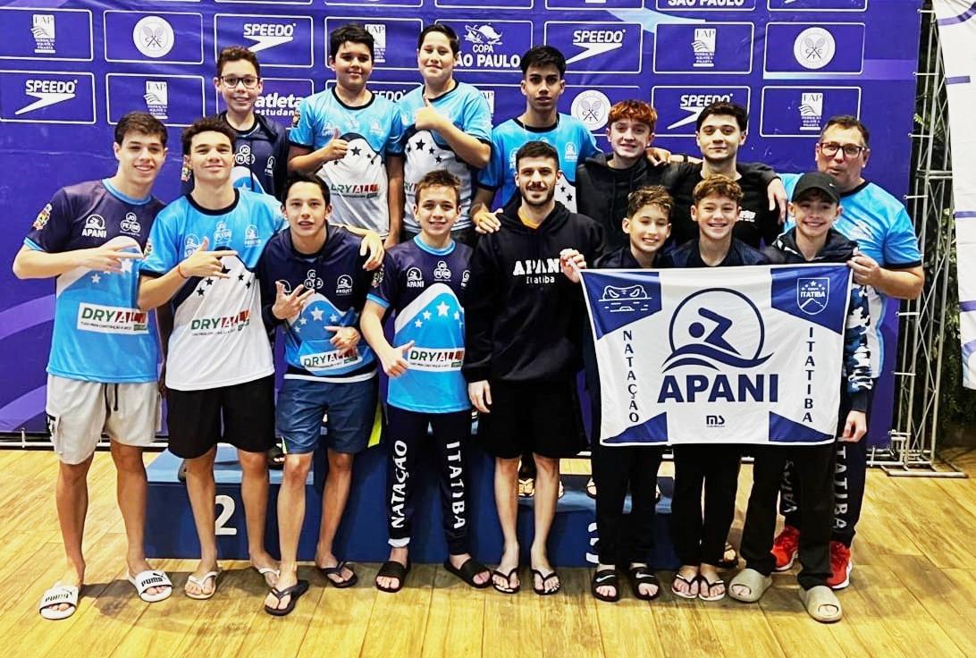 Nadadores da Apan Itatibense são campeões na Copa SP de Natação